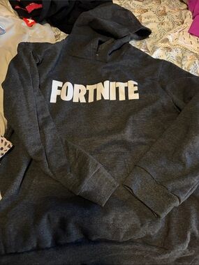 Fortnite Dark Charcoal Hoodie - XL